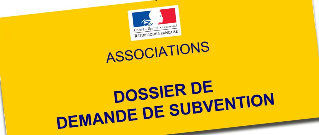 Demande de subvention pour les associations